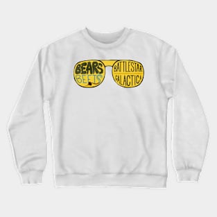 bears, beets, battlestar galactica -glasses Crewneck Sweatshirt